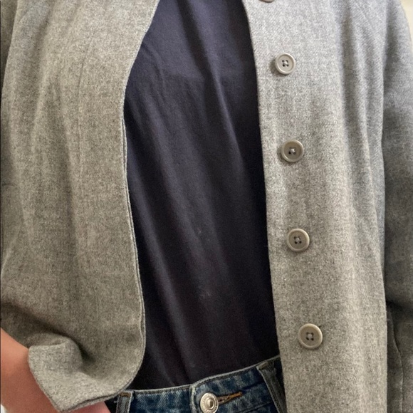 Grey button up blazer/jacket - Picture 4 of 4